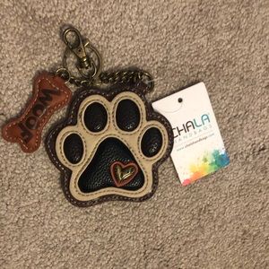 Chala dog paw keychain